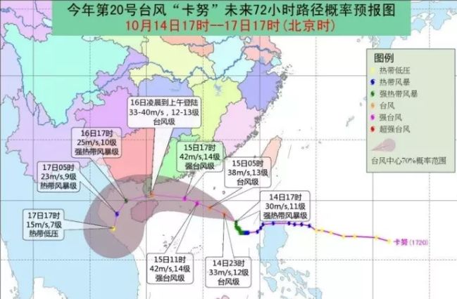 实时更新，2017年台风最新消息