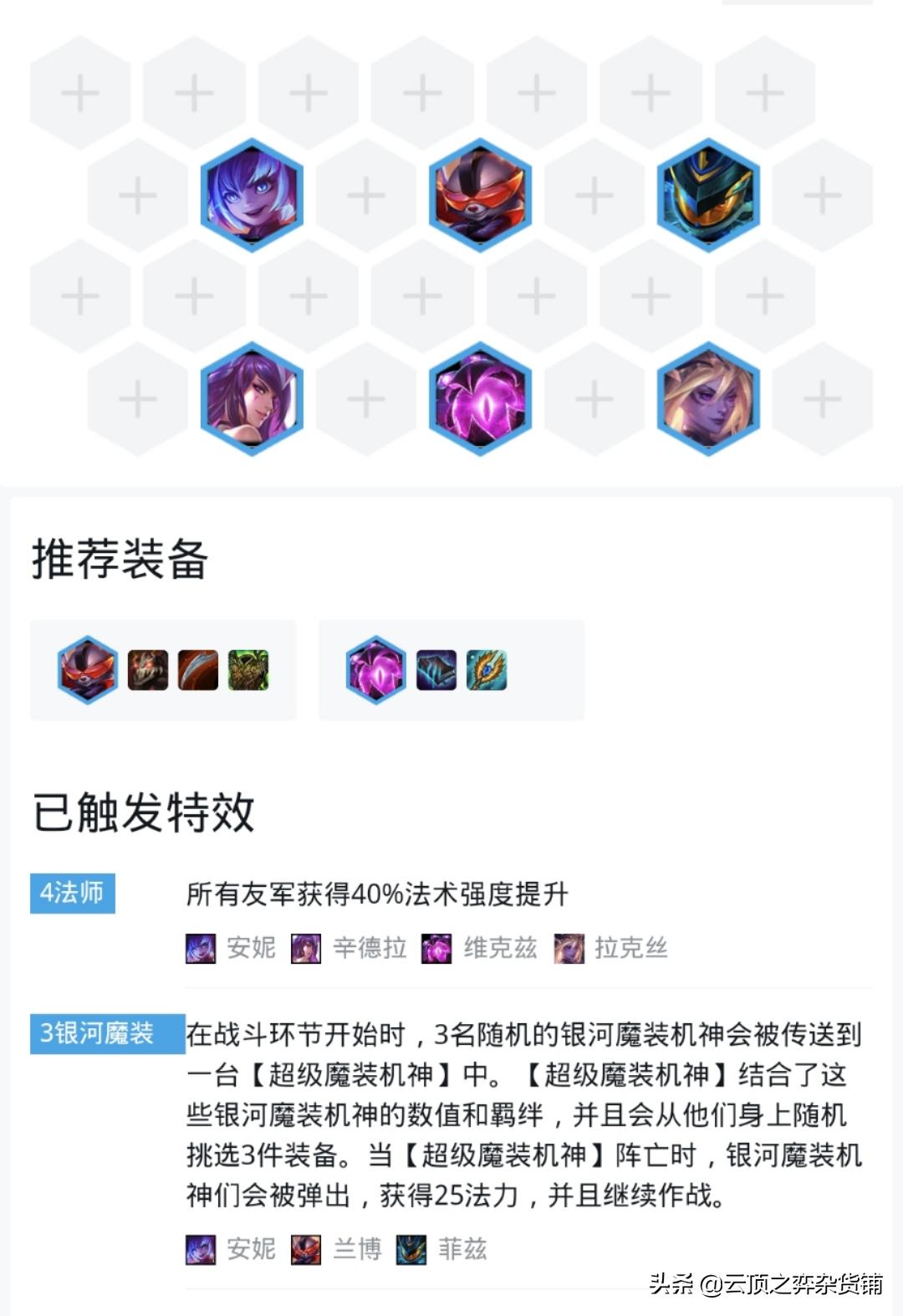 🌟云顶之弈全新机甲阵容称霸战场，今日揭秘最新战术！